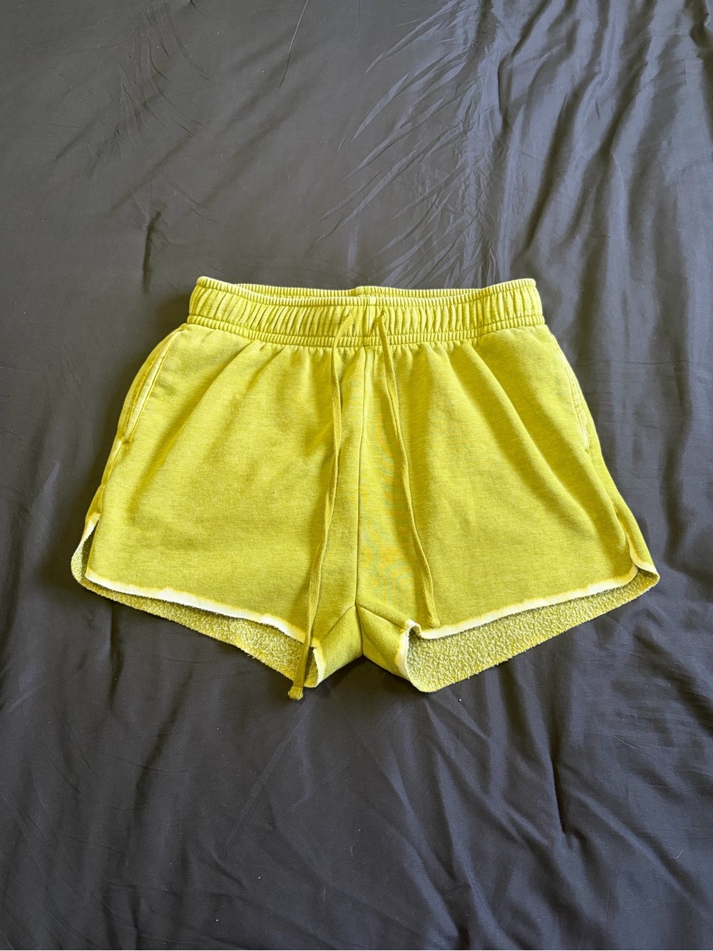 Wild Fable olive green shorts w/acid wash details. Size S.
